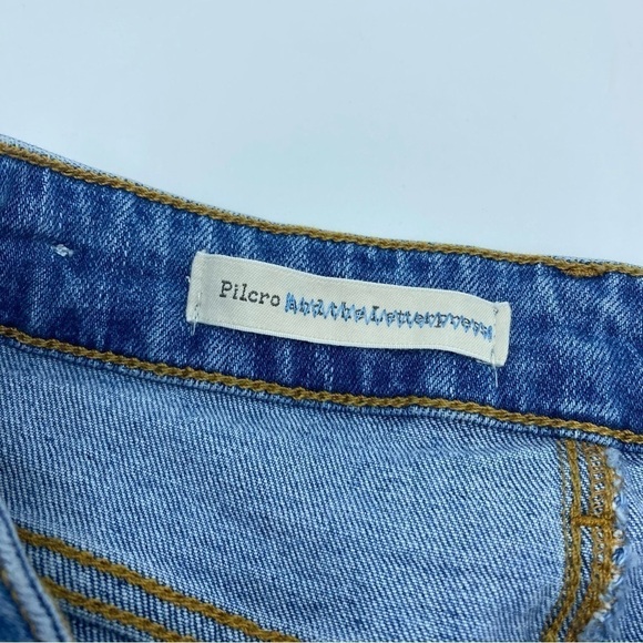 Anthropology Pilcro and the Letterpress Side Stripe Raw Hem Skinny Jeans - Picture 4 of 9